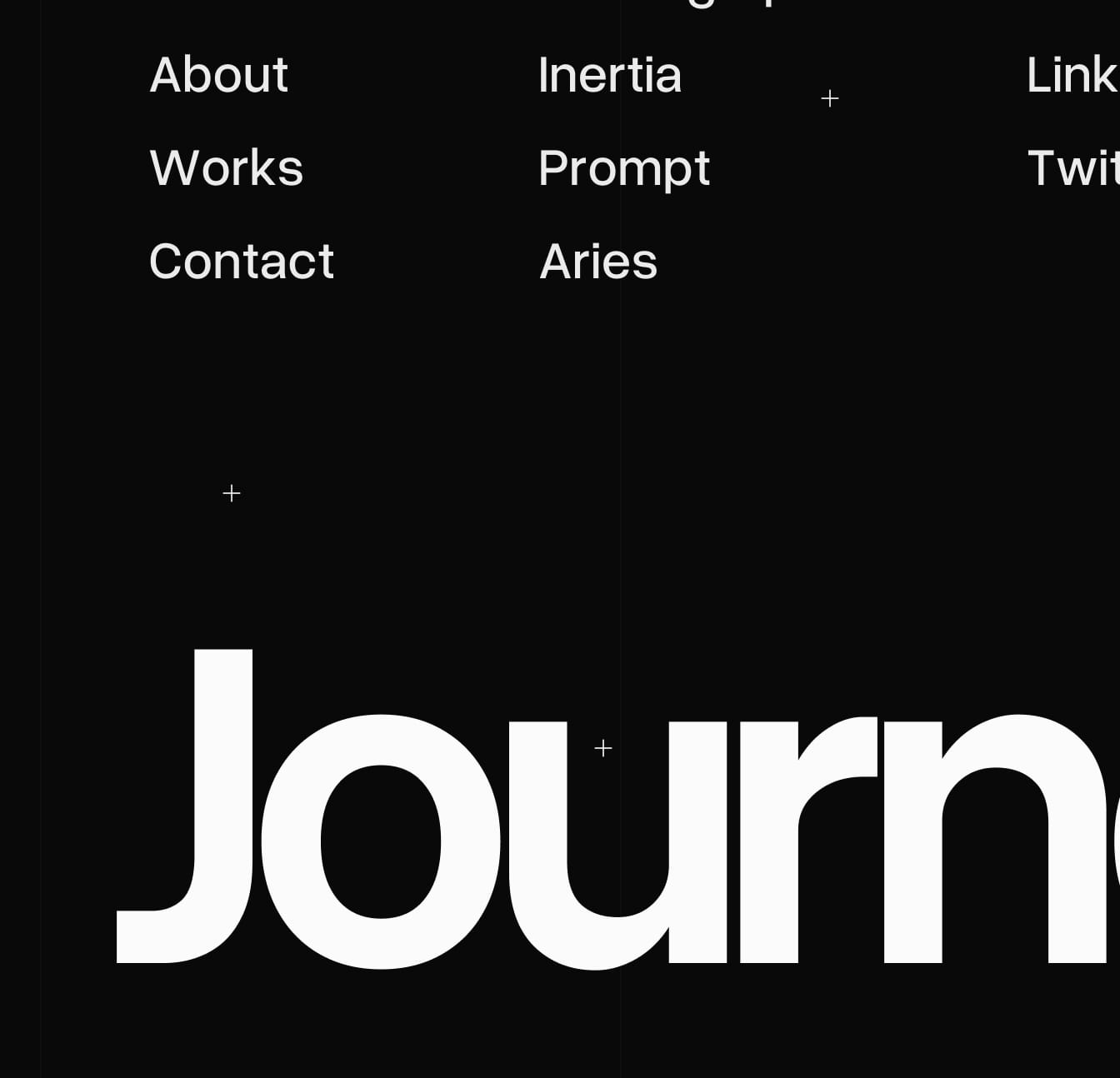 Journey — Webflow final application